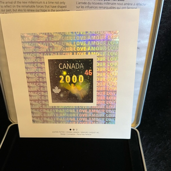 Canadian stamp and coin collection 1999–2000 space Y2K - Picture 2 of 6